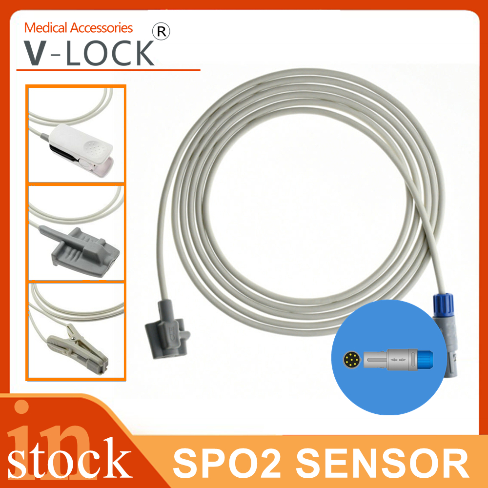 2026 Creative Nellcor Oximax 8pin Reusable ผู้ใหญ่และเด็กเลือดออกซิเจน Connector Spo2 Sensor สําหรับ