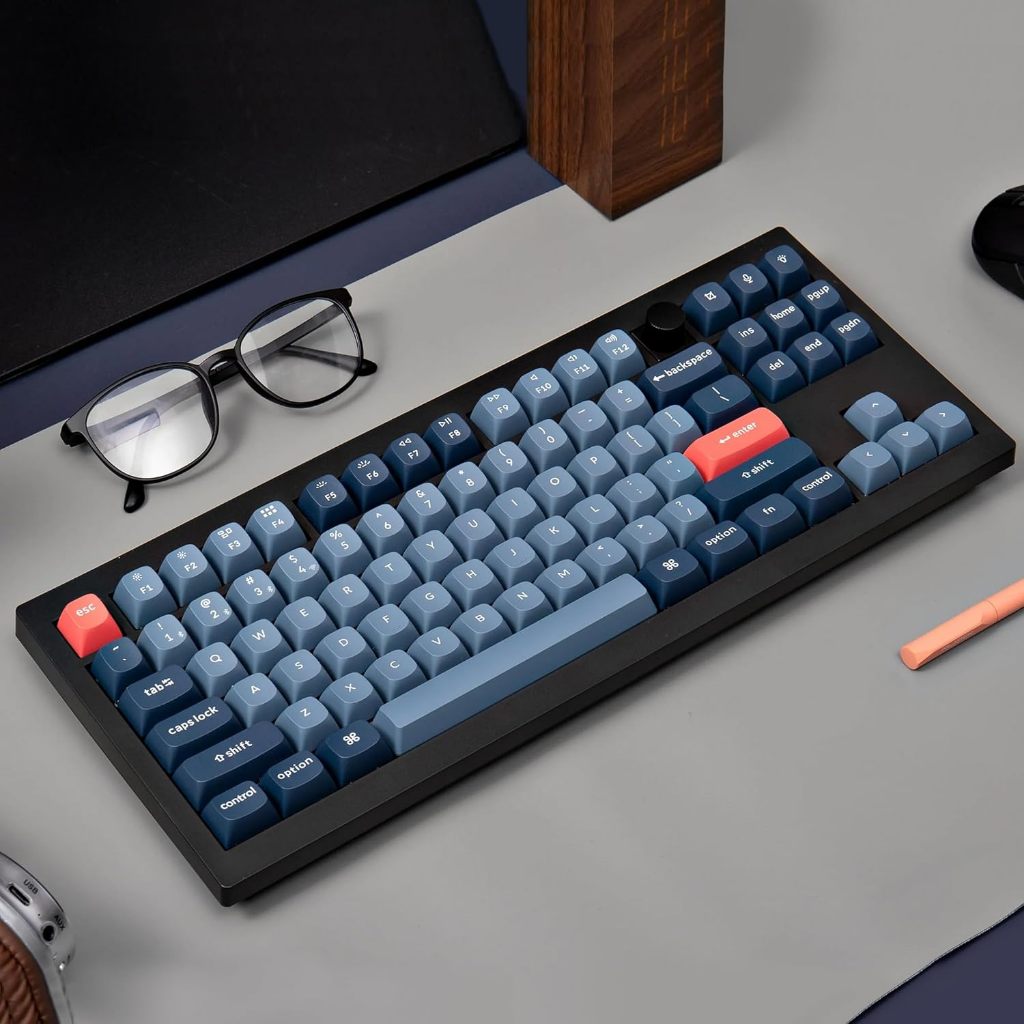 Keychron V3 Max TKL คีย์บอร์ดไร้สาย, QMK/VIA RGB Bluetooth/2.4 GHz/แบบมีสาย, แบบถอดเปลี่ยนได้ 87 คีย