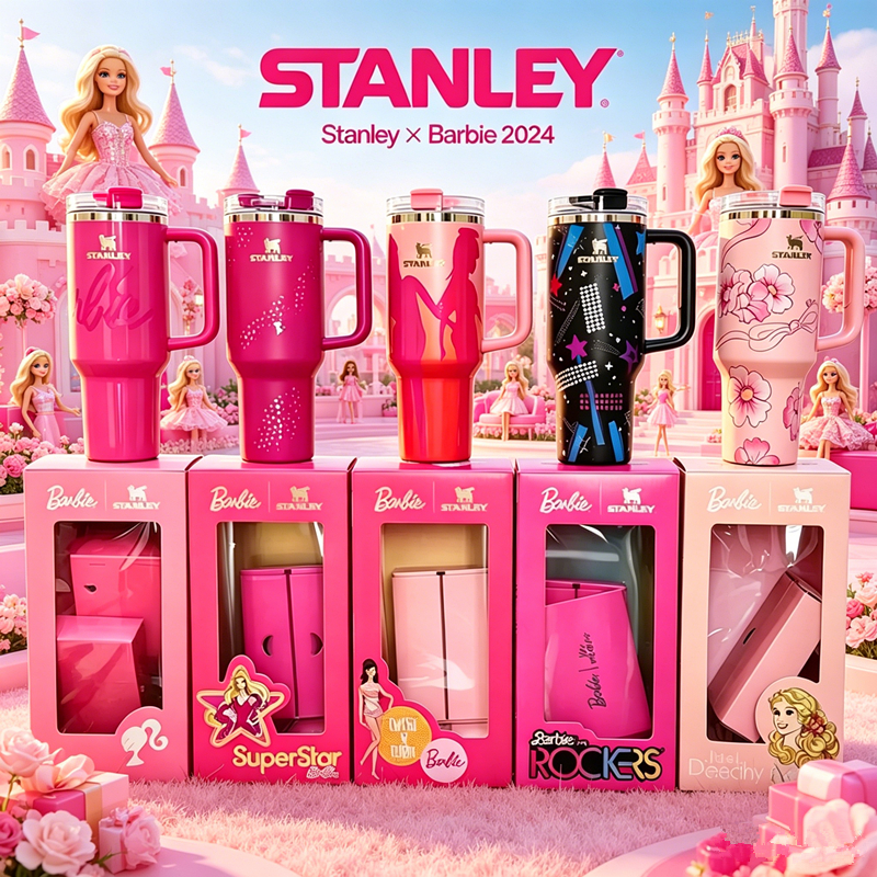 สําหรับตุ๊กตาบาร์บี้™ X Stanley Quencher H2.0 FlowState™ แก้วน้ํา (40oz)