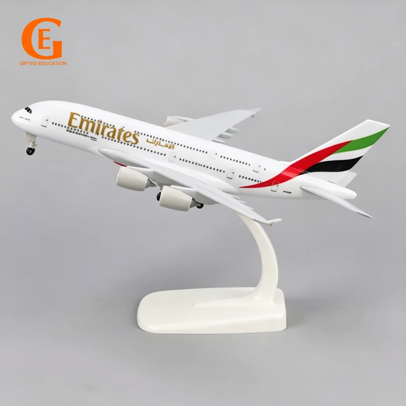 Emirates Airlines Airbus 380 โลหะDiecast A380 เครื่องบินAirclaftการบินของเล่นพร้อมLanding Gearและล้อ