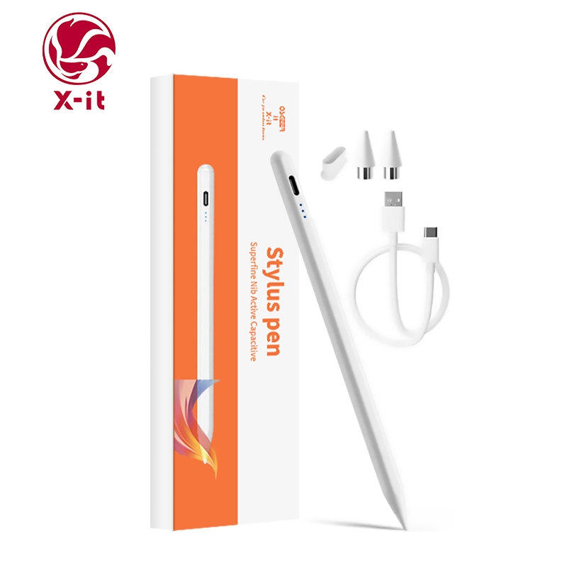 X-IT ปากกาสไตลัสสําหรับ iPad 2026-2018, ปากกาสไตลัสชาร์จเร็วสําหรับ iPad A16/11-6th, Air 11"/13" M4/M3/M2/5th-3rd, Pro 13/11/M4/12.9, Mini A17 Pro/6/5thความไวทางเอียง