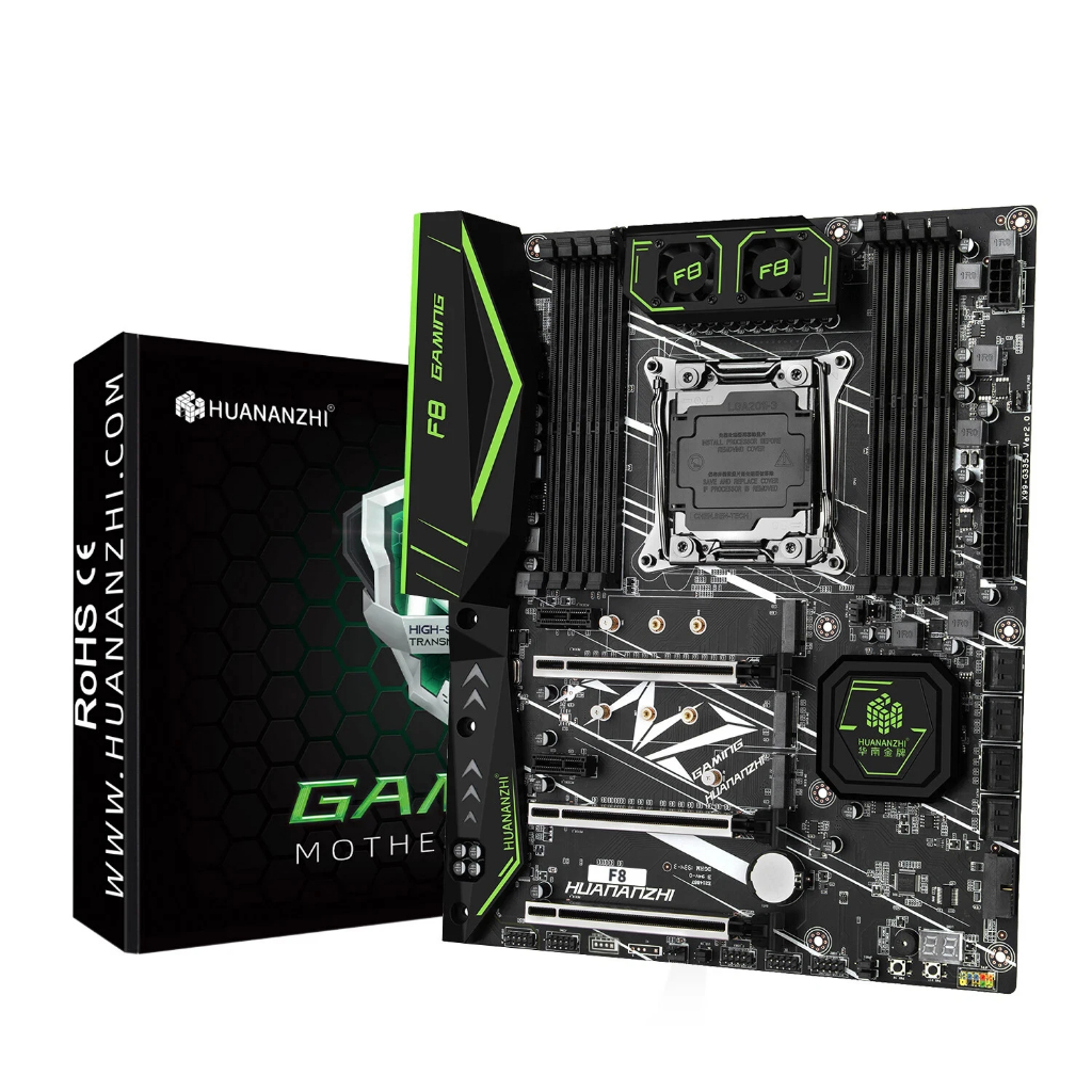 HUANANZHI X99 F8 Workstation เมนบอร์ด DDR4 LGA2011-3 c612 รองรับ e5 2686 v4/2696 v3 CPU