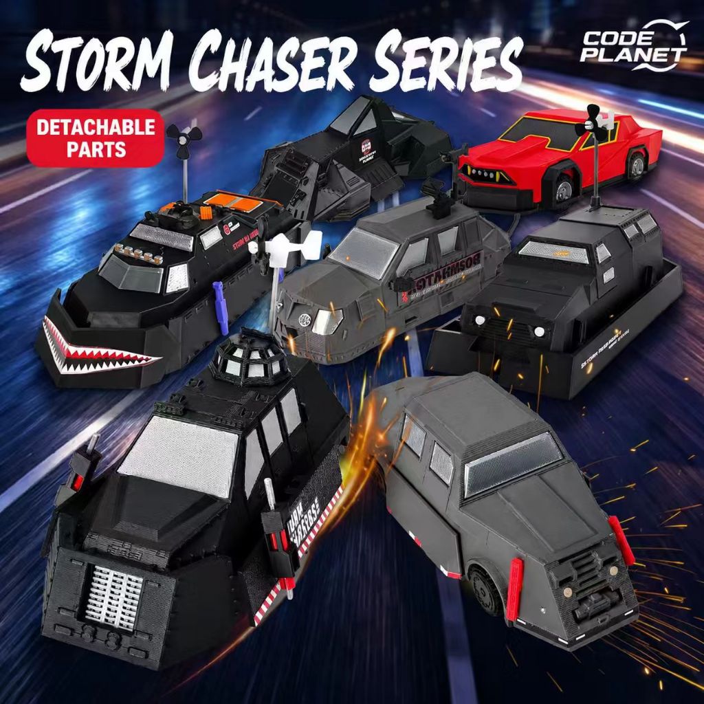 Roblox SDS TIV2 3D การพิมพ์ Titus Storm Chaser รถรุ่น CT2 Tornado Mutant Monster รถรูปสร้างสรรค์ของเล่นของขวัญคอลเลกชันเดสก์ท็อปตกแต่ง