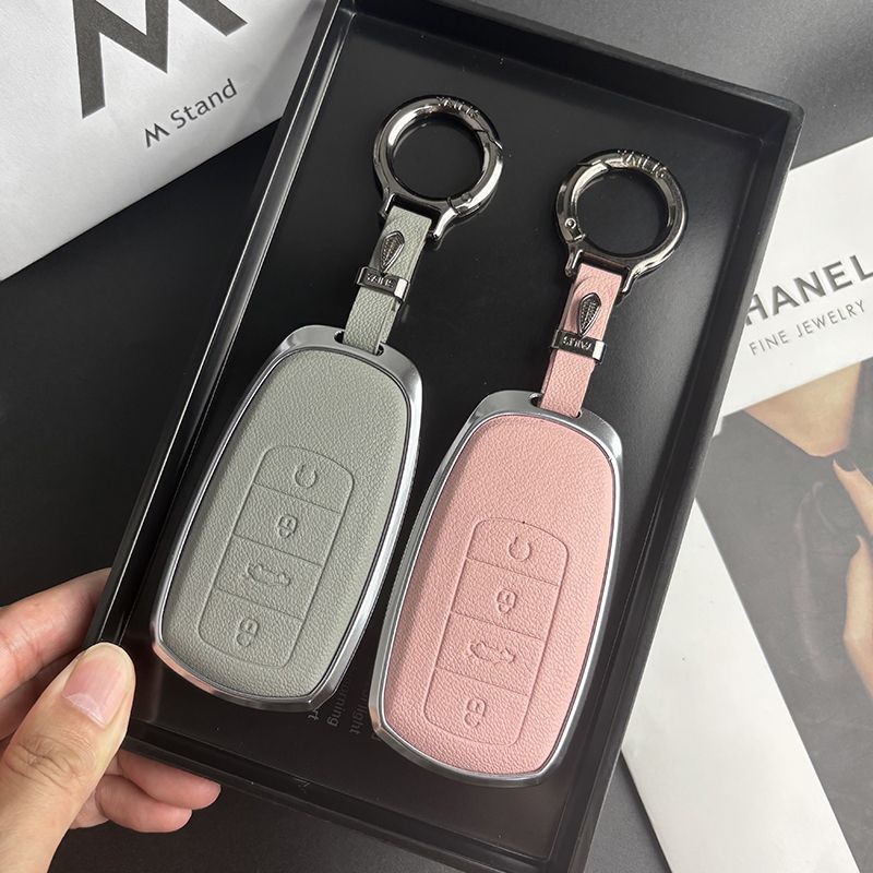 All- ใหม่ เคสกุญแจ Chery Omoda E5/5 Key Cover Case สังกะสีหนังรถป้องกัน OMODA 5 6 OMODA8 JAECOO J7 พ