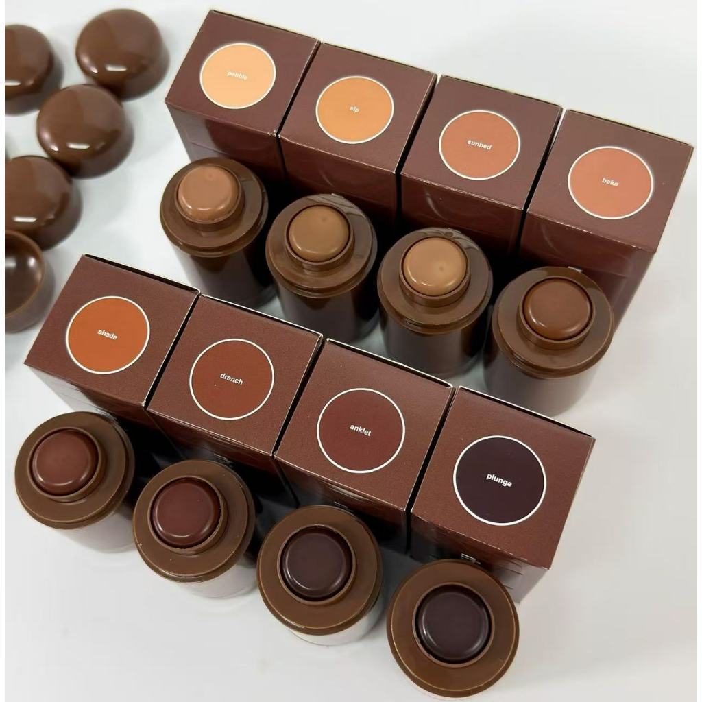 Packet Bronze Stick ครีม Bronzer Buildable Contour Stick Silky Blush Shaper กันน้ํายาวนาน Face Sculptor ธรรมชาติ Sun-Kissed อบอุ่นผิว Tone ทุกวันแต่งหน้า