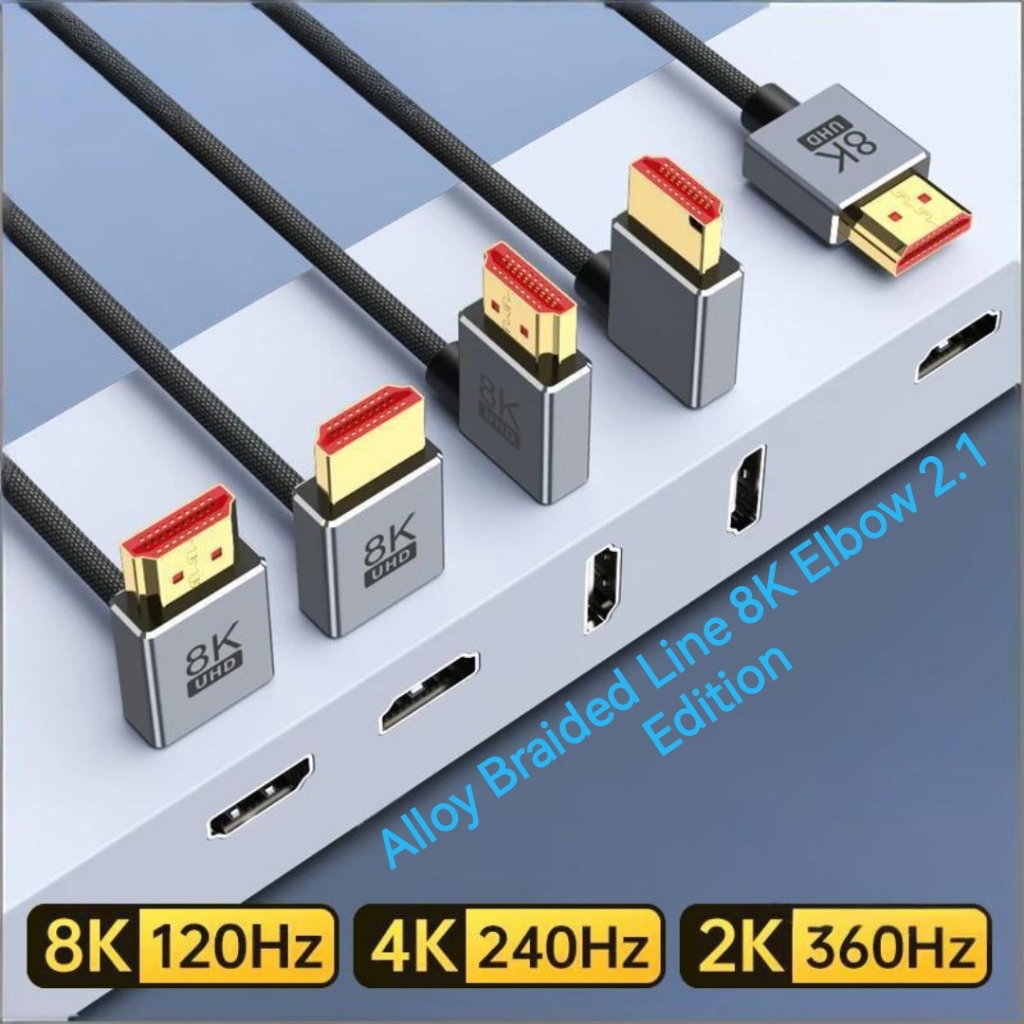 ข้อศอกมุมขวา HD 8k SLR Monitor ทีวีคอมพิวเตอร์การเชื่อมต่อ Monitor โปรเจคเตอร์ 4K240