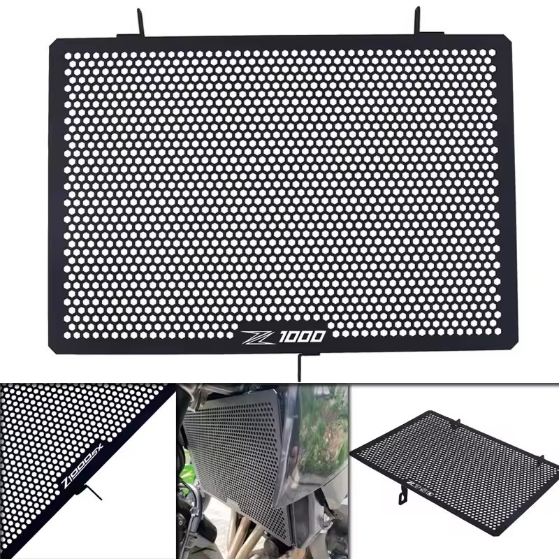อุปกรณ์เสริมรถจักรยานยนต์หม้อน้ํา Grille Guard Protector สําหรับ Kawasaki Z800 Z750 Z750R Z1000 Vers