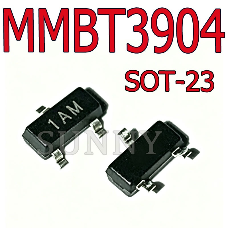 50~100PCS MMBT3904 3904 2N3904 ผ้าไหมการพิมพ์: 1AM ยี่ห้อใหม่ SOT-23 Patch Triode