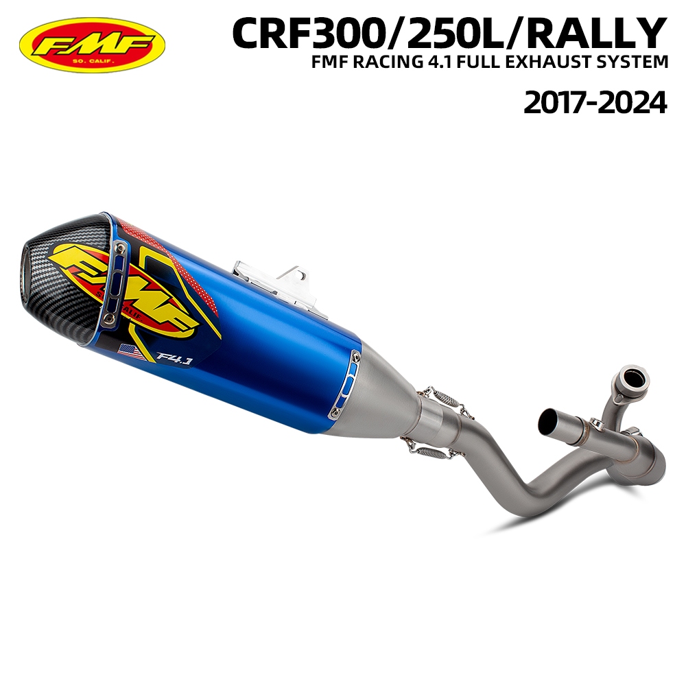 FMF 4.1 Racing Motocross เต็มไอเสียไอเสียชุดสําหรับ Honda CRF300 CRF250 CRF300L CRF300RALLY CRF250L 