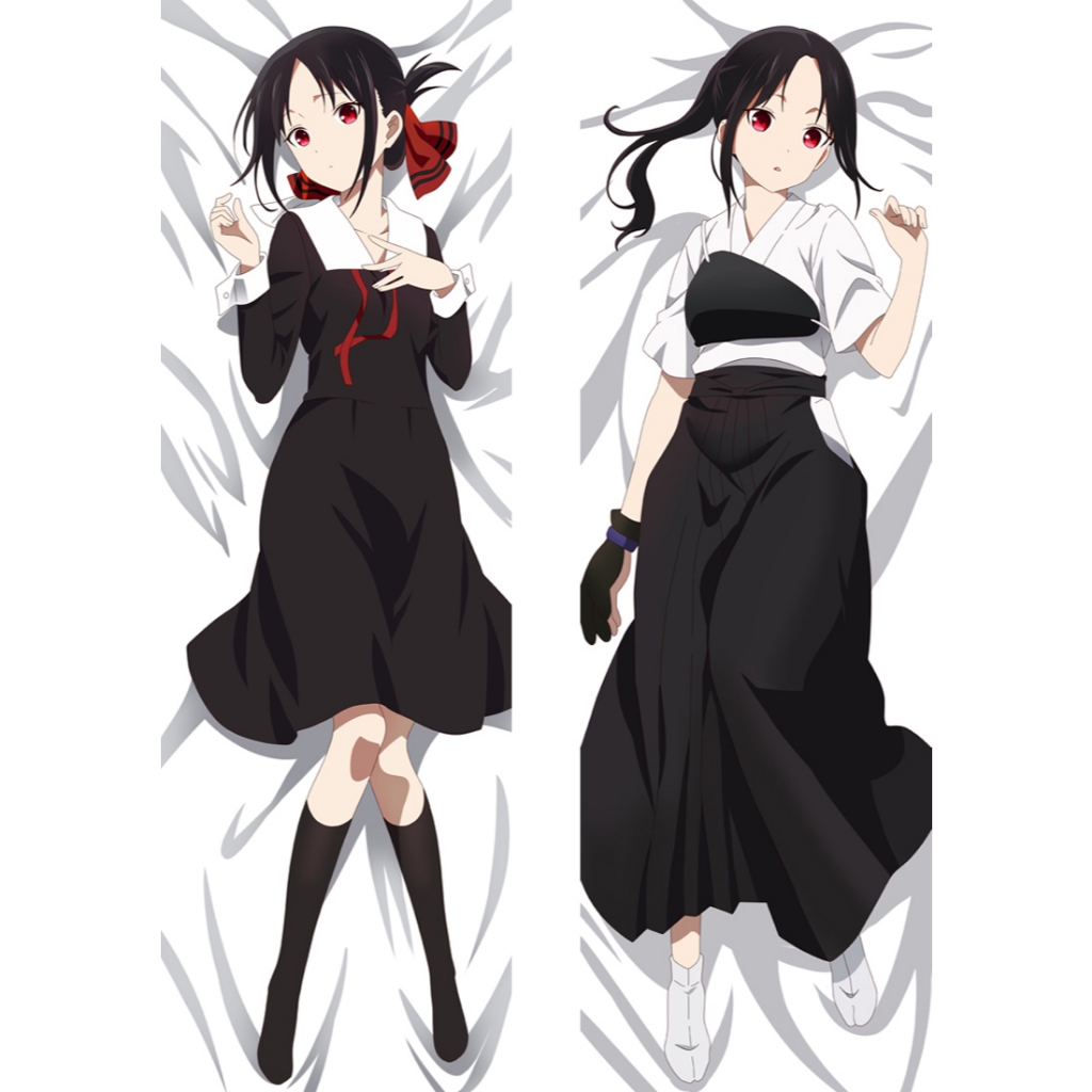Miss Kaguya Wants Me to Confess Kaguya ปลอกหมอนเต็มตัว Dakimakura Red Eye Sailor ชุดนักเรียนสาวสองด้