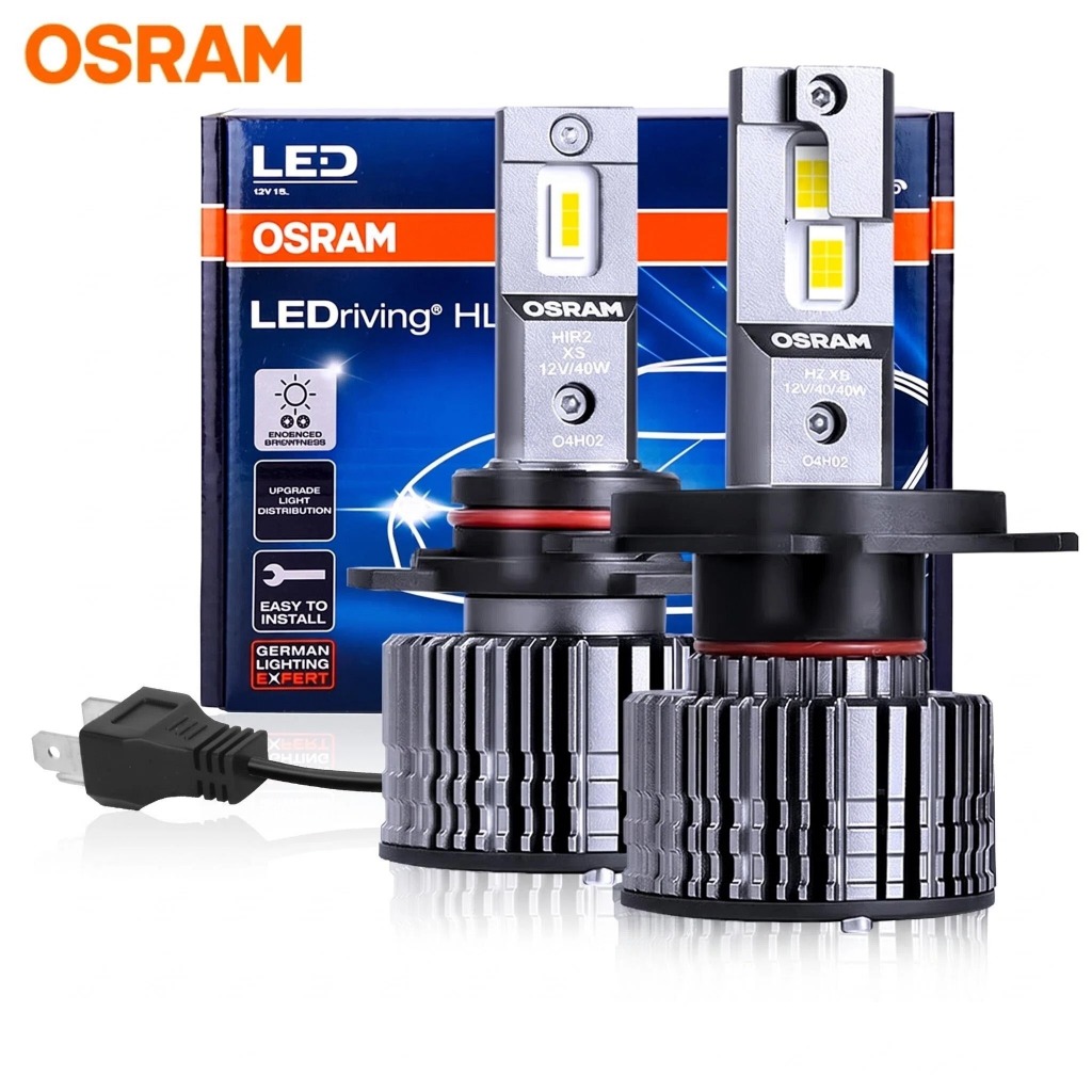 OSRAM XLZ คลาสสิก 3.0 LED H4 H7 H8 H11 H16 HB3 HB4 HIR2 12V 40W 6000K แสงสีขาวไฟหน้ารถสูงต่ํา Beam โ