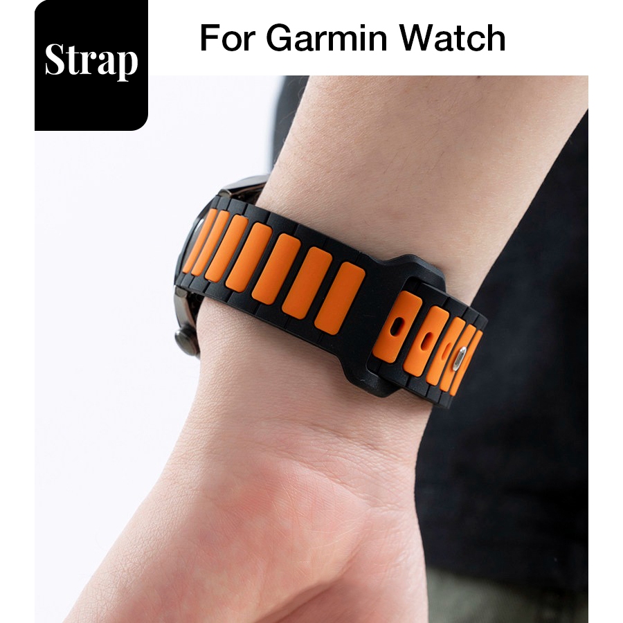 Unisex สองสีแม่เหล็กซิลิโคน Back-buckle กีฬาสายรัด Soft Firm สายรัดข้อมือสําหรับ Garmin Venu4 Venu3s
