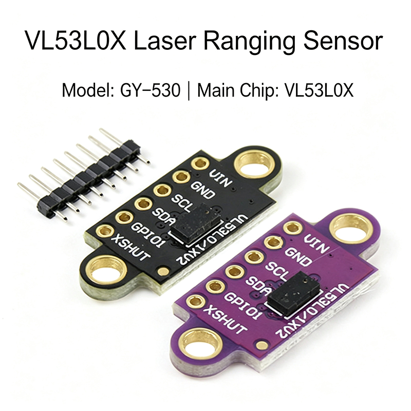 VL53L0X V2 GY-530 ToF เลเซอร์เซนเซอร์ตั้งแต่เวลา-ของไฟระยะทางการตรวจจับท่าทางโมดูลสําหรับ Arduino
