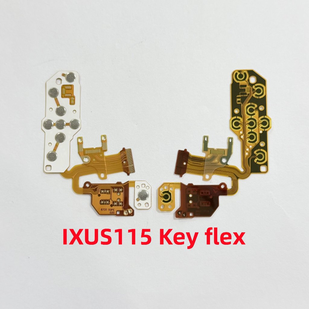 1PCS ใหม่ IXUS115 Key Board Flex สําหรับ Canon IXUS115 ixus115 กล้องปุ่มซ่อมสายเคเบิล