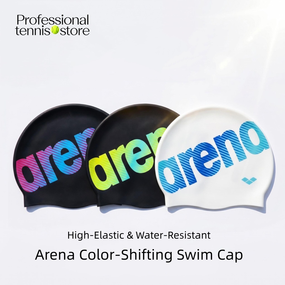 Arena arena หมวกว่ายน้ํา ซิลิโคน ขนาดใหญ่ ใส่สบาย ไม่พันกัน กันน้ํา พิมพ์ลาย แฟชั่นสําหรับผู้ชาย และผู้หญิง