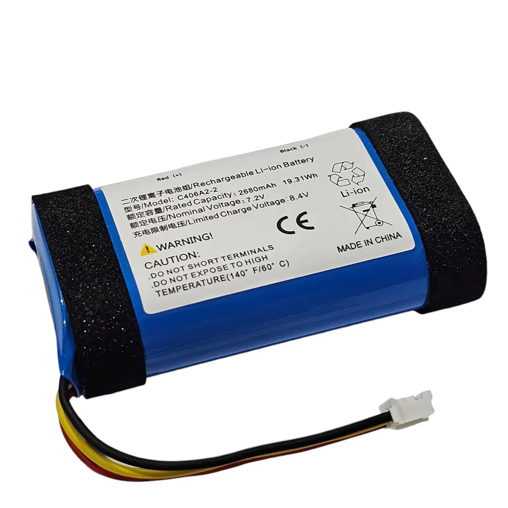 C406A2-2 7.2V 2680mAh สําหรับ Marshall EMBERTON I Or II แบตเตอรี่ลําโพงบลูทูธ