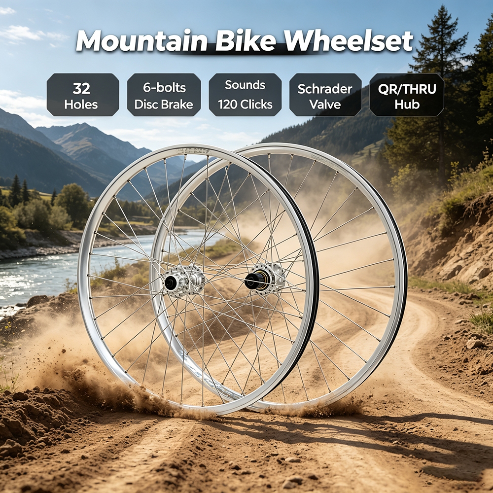Pasak Mtb Wheelset 26/27.5 นิ้ว 32 หลุม 6-bolts เสียงดิสก์เบรก 120 คลิก 12s Hub Driver HG/MS/XD QR แ