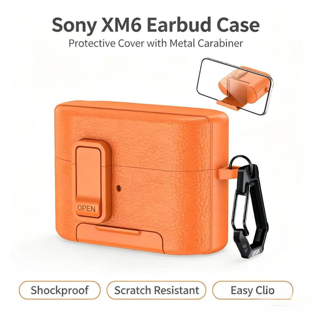 สําหรับ Sony WF-1000XM6 กรณีกันกระแทกหูฟังและ Sony WF-1000XM6 กรณีซิลิโคนกันกระแทกฝาครอบ