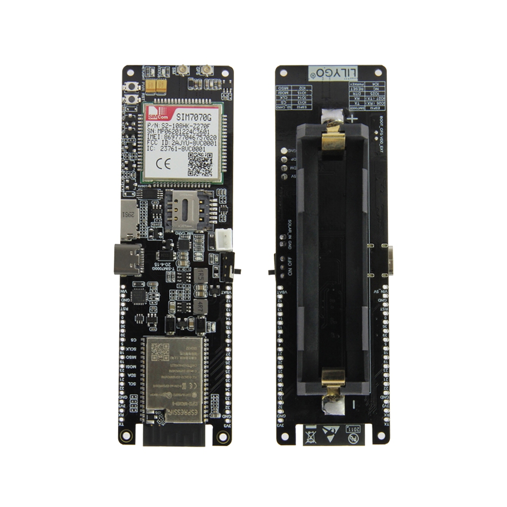 LILYGO T-SIM70G ESP32 บอร์ดพัฒนาซิม CatM/Cat-NB/GPRS/EDGE แฟลช 4MB LPWA GNSS WIFI โมดูลบลูทูธ