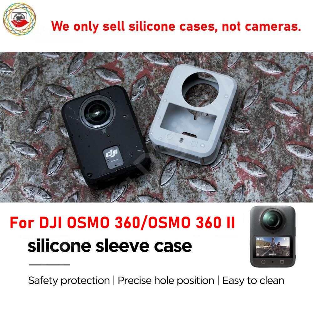 สําหรับ DJI OSMO 360IIเคสซิลิโคนกล้อง/สําหรับ DJI OSMO 360 Body เคสป้องกัน/อุปกรณ์เสริมสําหรับกล้องเ