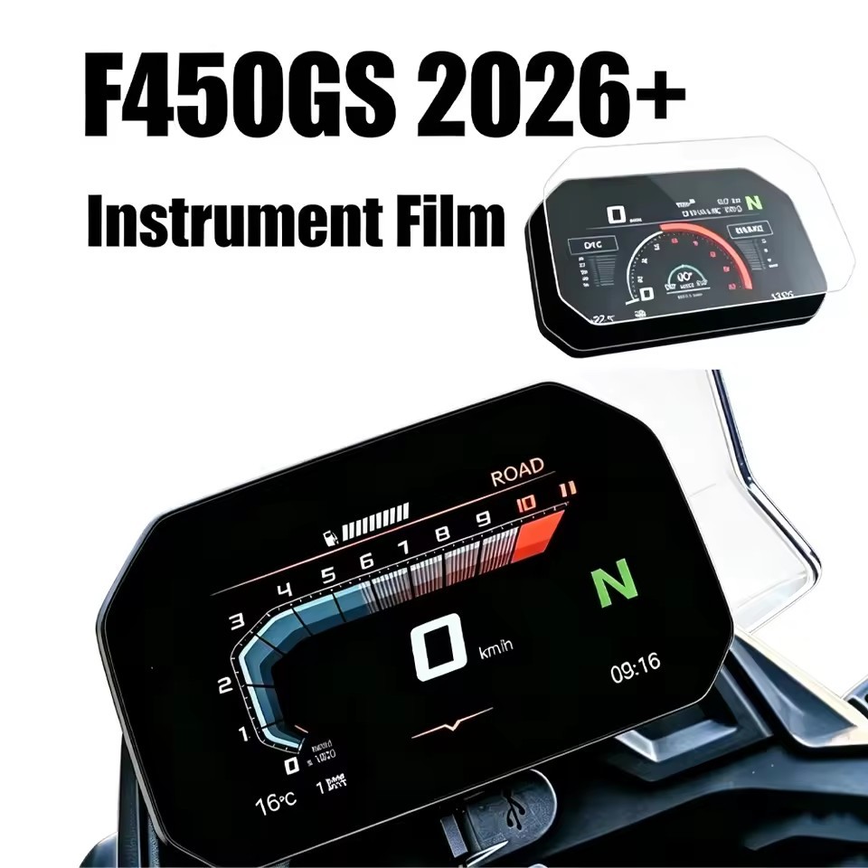 FilmScreen Protector Instrument ฟิล์มสําหรับ BMW T รถจักรยานยนต์ TFT ป้องกันหน้าจอสําหรับ BMW F450GS