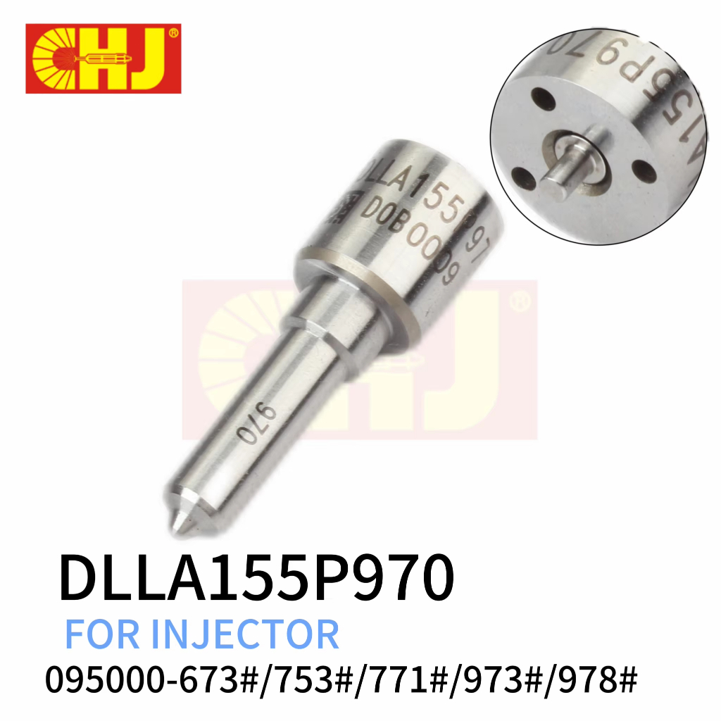หัวฉีดหัวฉีด 4 ชิ้น DLLA155P970/093400-9700 สําหรับTOYOTA Land Cruiser J200 1VD 4.5L 095000-6730 095