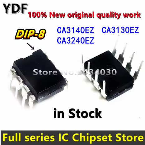 5PCS 100% ใหม่ CA3140EZ CA3240EZ CA3130EZ CA3140 CA3140E CA3240E CA3240 CA3130E CA3130 DIP8 DIP-8