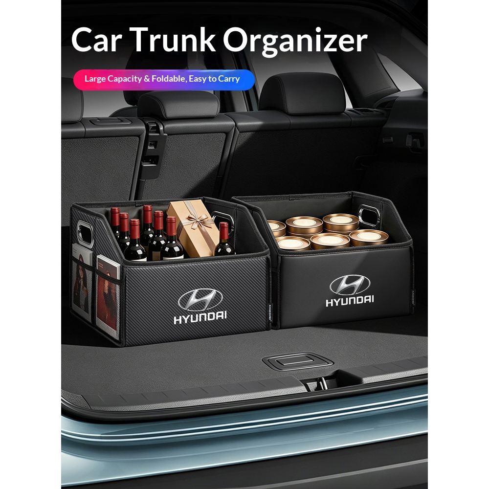 รถ Trunk กล่องเก็บเครื่องมือสําหรับ Hyundai N Line Sonata Elantra i30 i20 Accent Tucson Azera