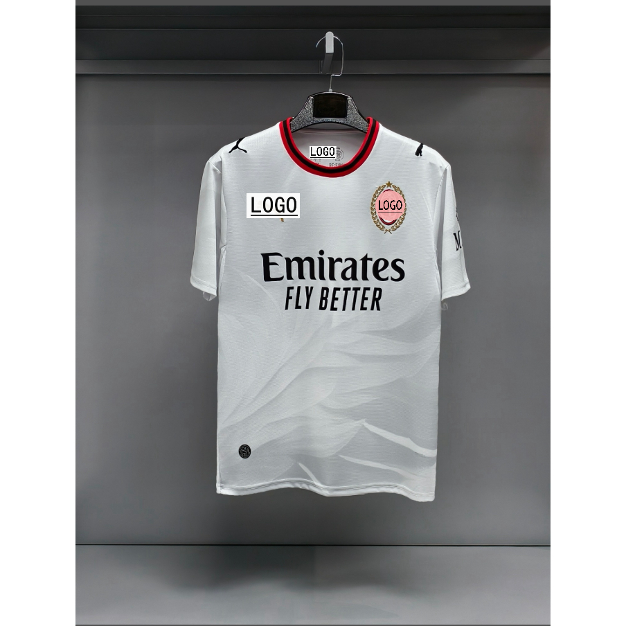 26-27AC Away White S-2XL เสื้อฟุตบอล Club Viewing Jersey