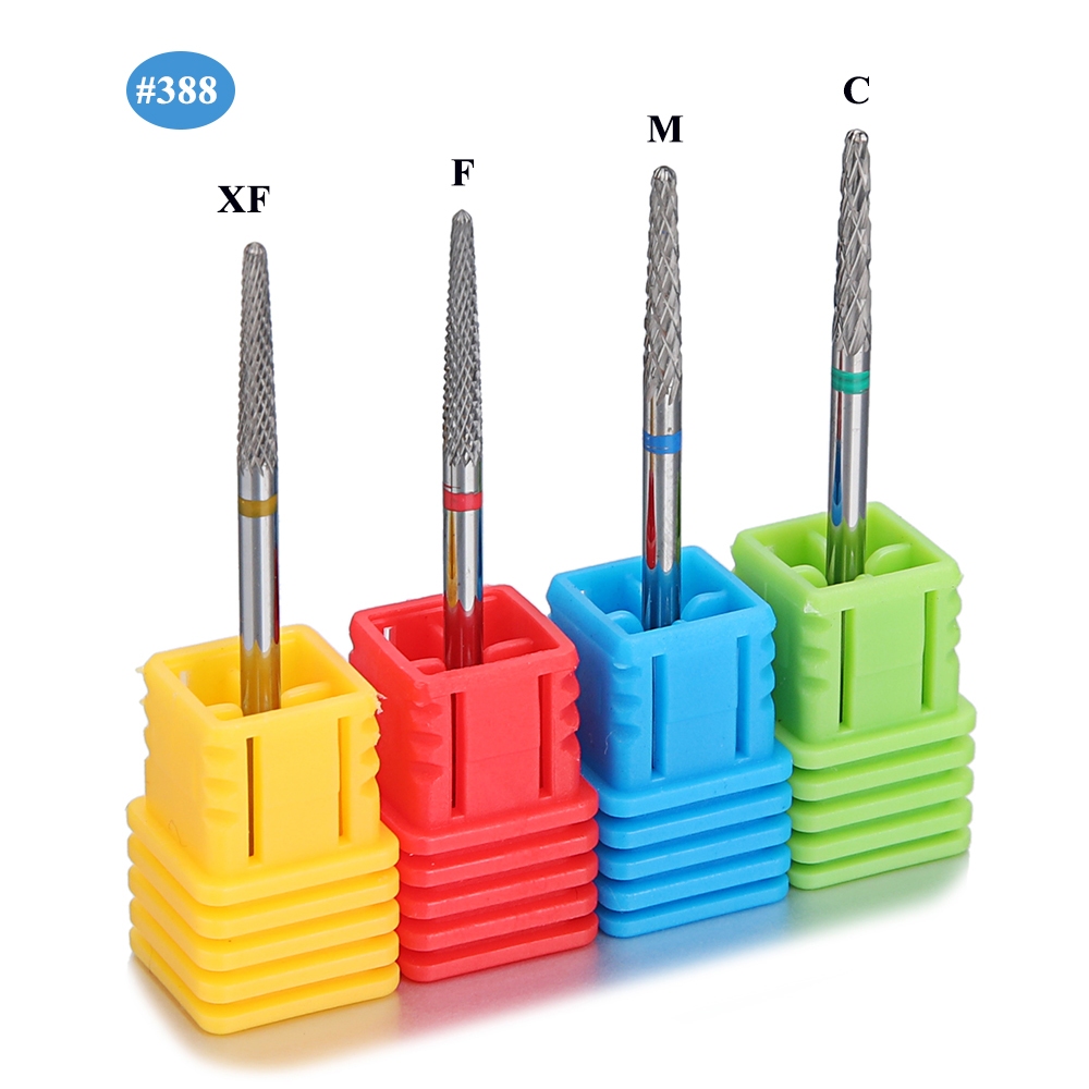 หนังกําพร้าเจาะเล็บ,ยาวรอบ-End Taper Bit สําหรับหนังกําพร้าทําความสะอาดเล็บ E-file Bit