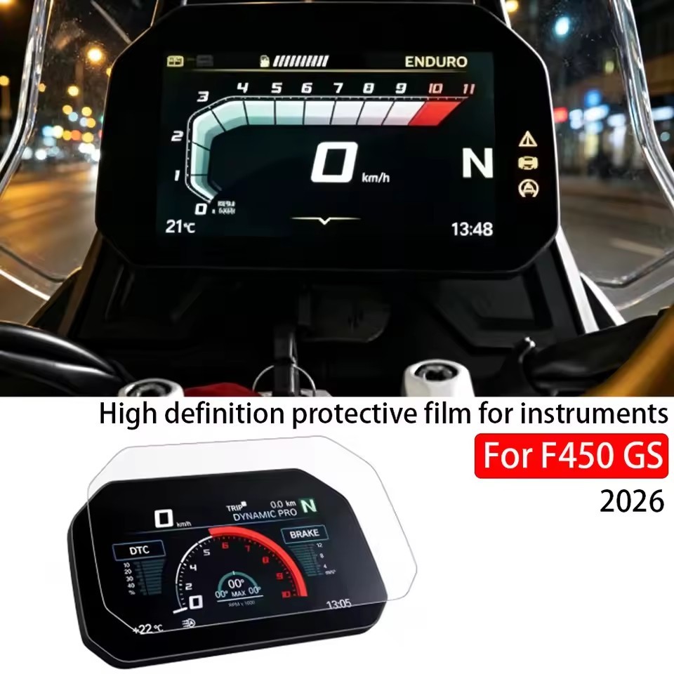 สําหรับ F 450GS อุปกรณ์เสริมรถจักรยานยนต์สําหรับ BMW F 450 GS F450 GS F450GS 2026 TPU Cluster Scratc