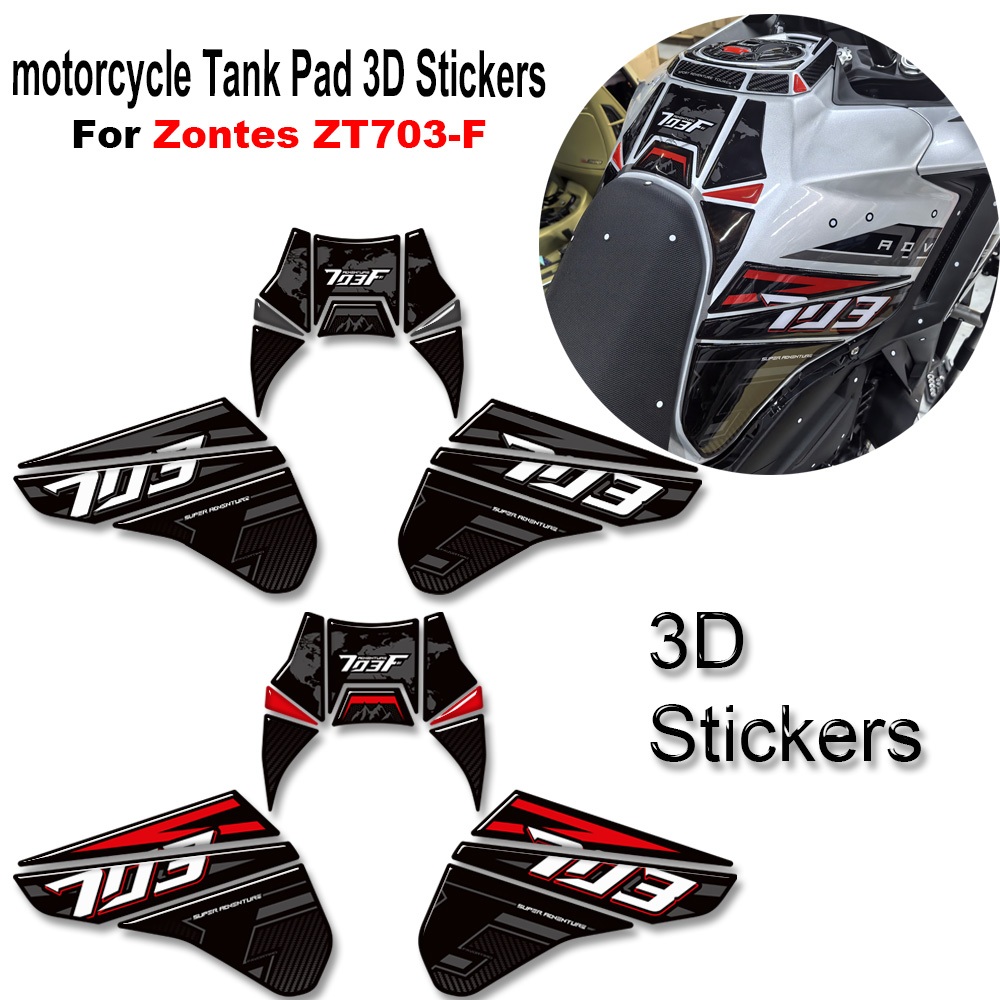 สําหรับ Zontes ZT703-F ZT-703F ZT 703F 703 F ผจญภัยรถจักรยานยนต์ Handguard Fairing Fender การใช้ถัง 