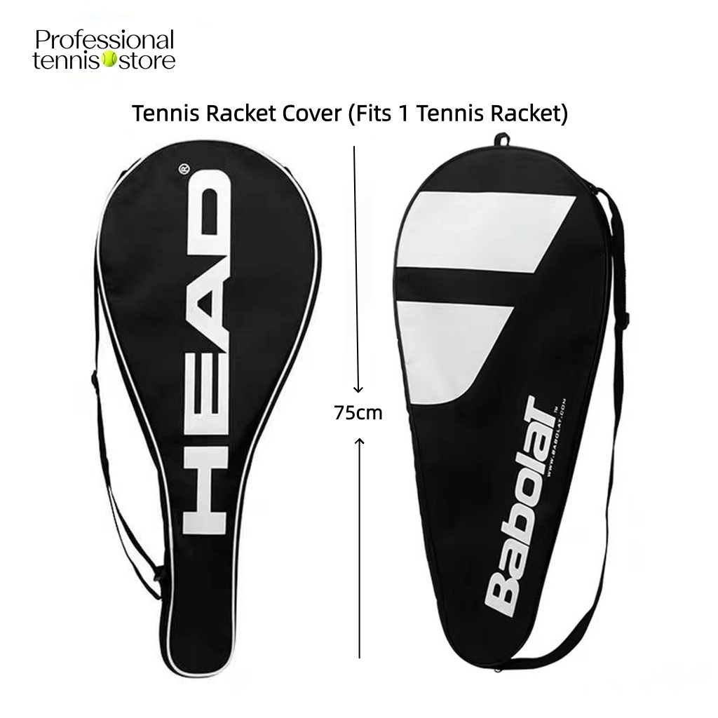 Babolat ปลอกหุ้มไม้เทนนิส สะพายไหล่ข้างเดียว แบบพกพา สําหรับผู้ชาย และผู้หญิง