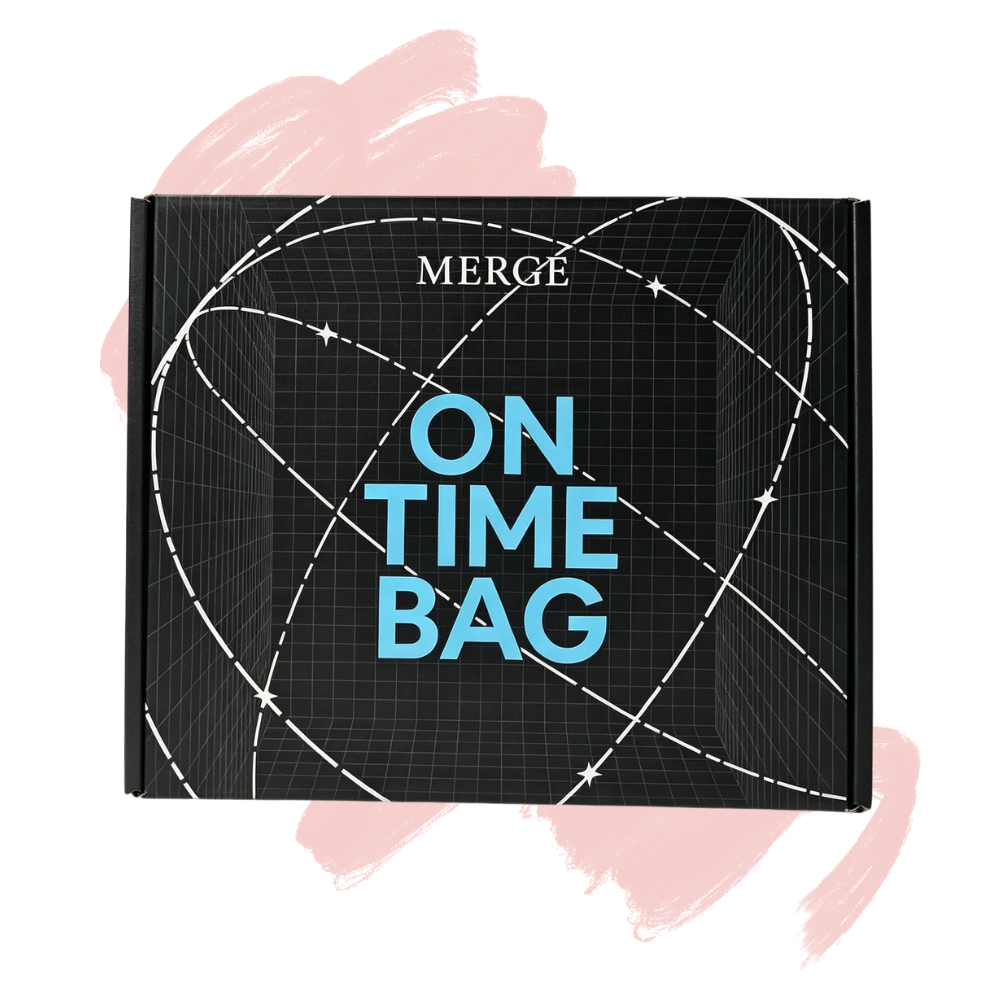 MERGE ชุดกล่องของขวัญ On Time Bag, บรรจุภัณฑ์ระดับพรีเมียมสําหรับผู้หญิงกระเป๋าถือ
