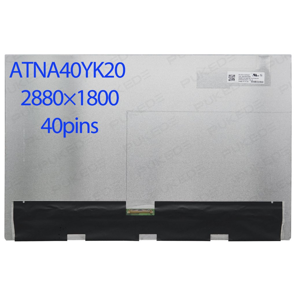 14.0 "นิ้วAM-OLEDแล็ปท็อปหน้าจอLcd ATNA40YK20 100%DCI-P3 สําหรับLenovo IdeaPad Pro 5 14IRH8 14IMH9 1
