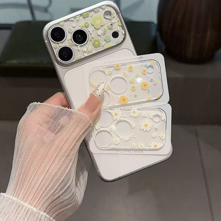 IPhone 17 Pro 17 Pro Max 18 Pro 18 Pro Max ตัวป้องกันเลนส์กล้องกระจกนิรภัยป้องกันรอยขีดข่วนฟิล์มเลนส์กล้องป้องกันการหล่นครอบคลุมเต็มรูปแบบ