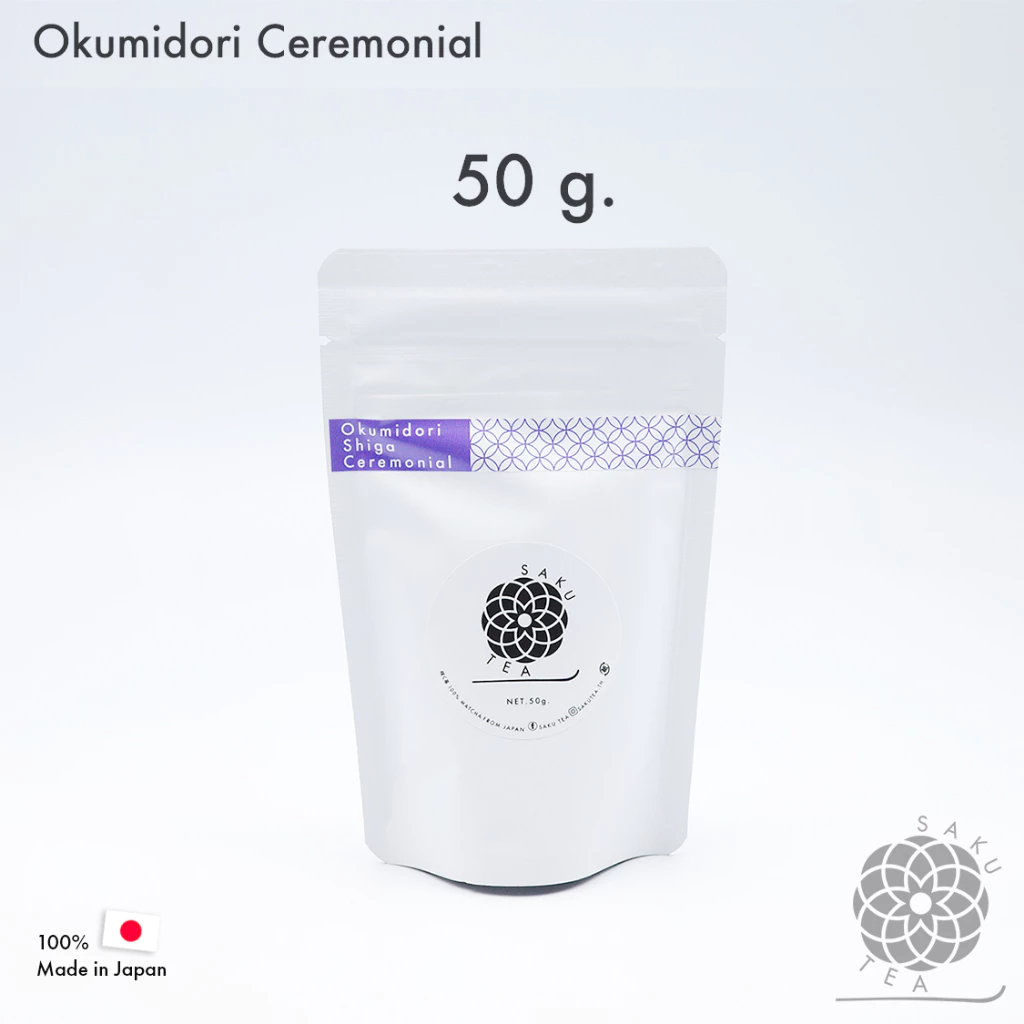 SAKU TEA - Okumidori おくみどり / 奥緑 50g. Ceremonial matcha มัทฉะเกรดพิธี ชาเขียวมัทฉะ ผงมัทฉะ