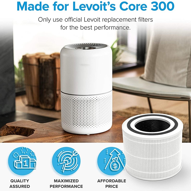 ตัวกรองทดแทนสําหรับ Levoit เครื่องฟอกอากาศ Core 300S สําหรับ Levoit Core 300S กรอง P350