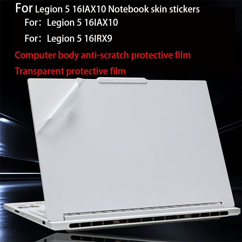 ใช้สําหรับ Legion 5 16IAX10 Body Film 16IRX9 แล็ปท็อปสติกเกอร์ Slim5 16AHP9 โปร่งใสป้องกันฟิล์ม