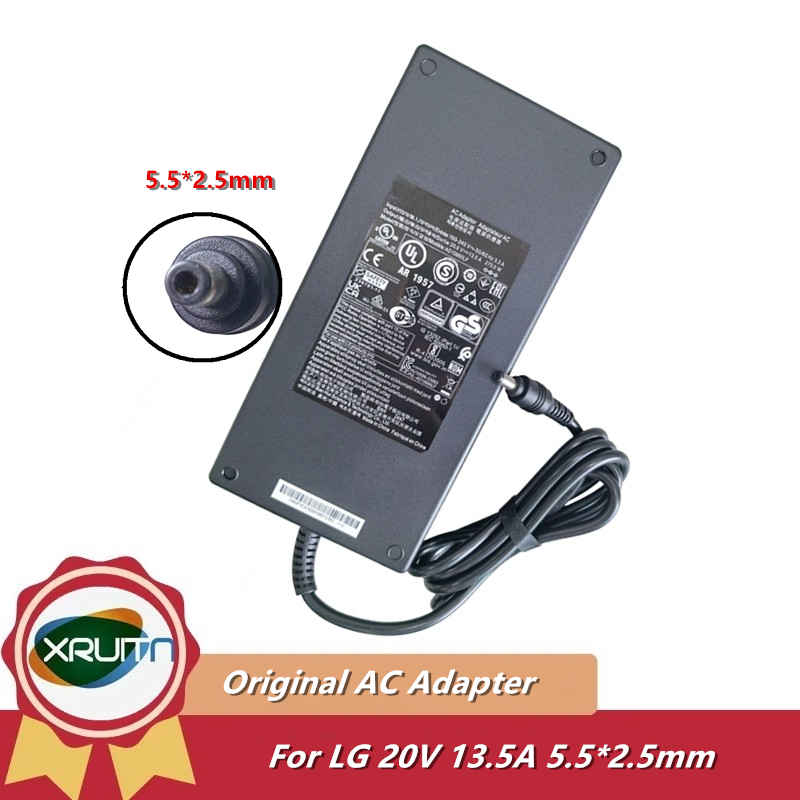ใหม่ Original 20V 13.5A 270W 5.5 มม.* 2.5 มม.อะแดปเตอร์ AC AD10660LF สําหรับ LG 45GS95QE Ultragear O