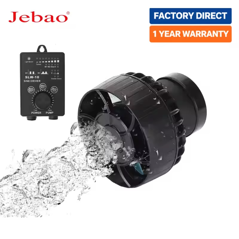 Jebao Jecod SLW Series ควบคุมด้วยตนเองคงที่ SINE Aquarium Wavemaker ปั๊มสําหรับถังปลาน้ําเค็มน้ําจืด