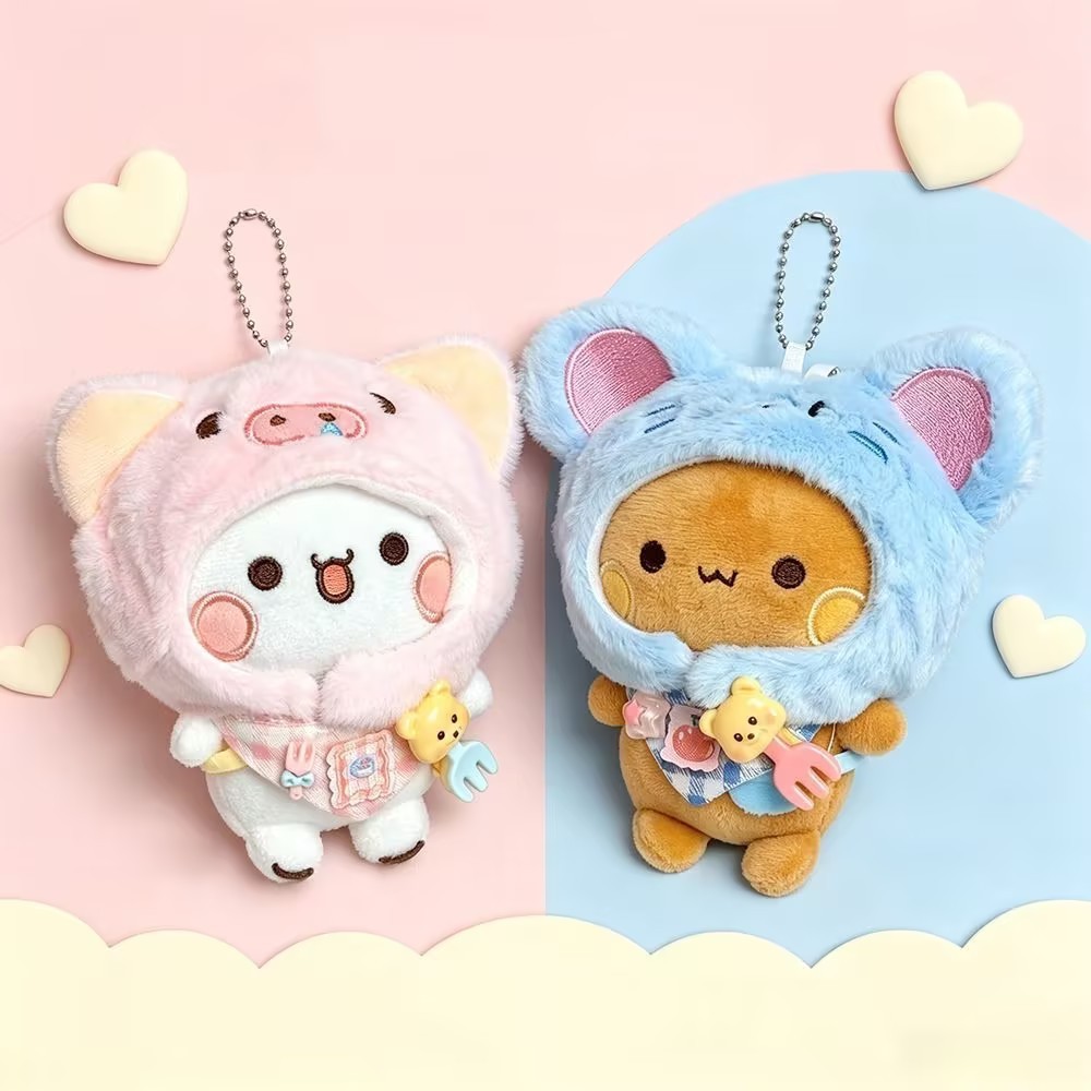 Yier และ Bubu Bear หมูปลาไม้ Kitty Butter Bear เสื้อผ้าตุ๊กตาแขวนเครื่องประดับสําหรับแฟนๆ