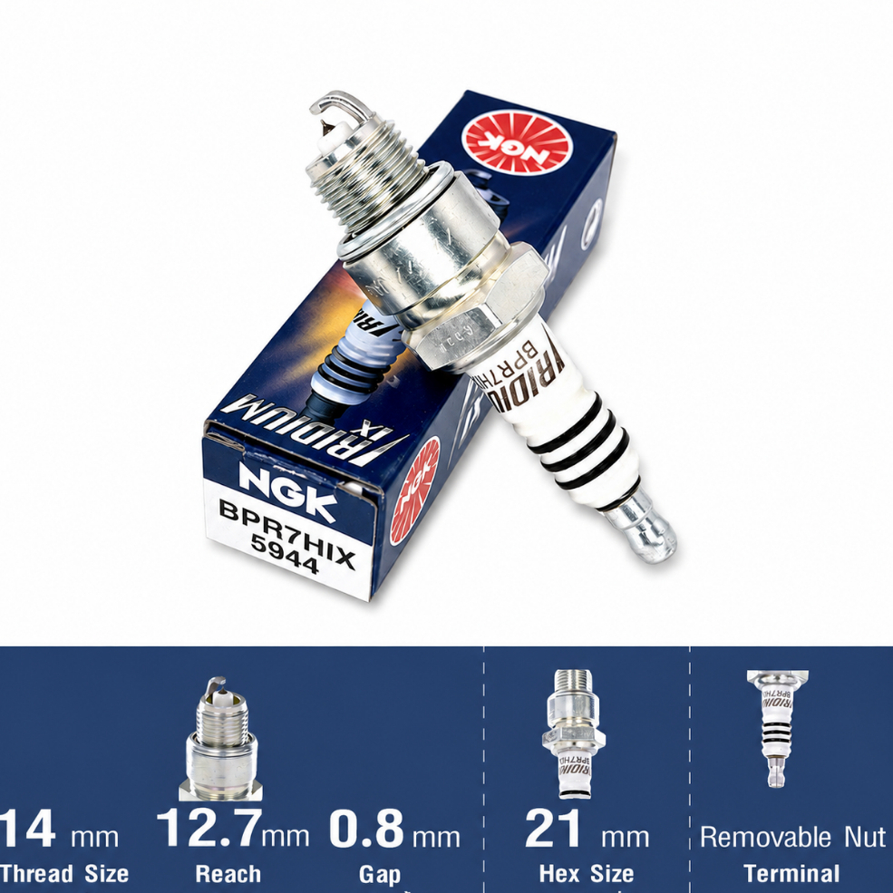 หัวเทียน BKR7EIX_11 NGK(IR)(BKR7EIX-11)