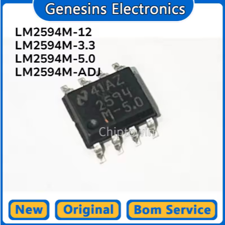 5PCS Original LM2594 LM2594MX LM2594M-ADJ 5.0V 5V 3.3V 12V SOP8 WN7
