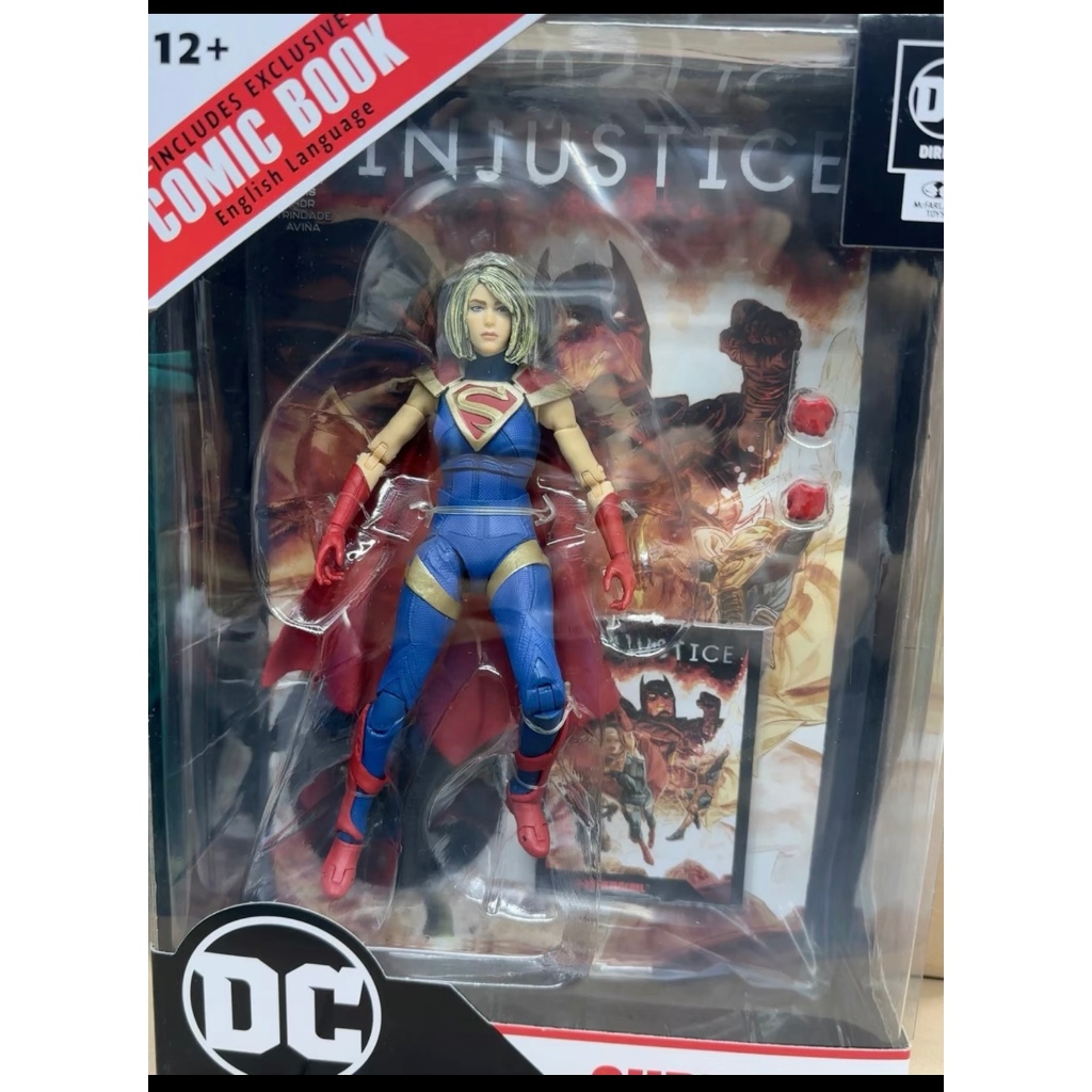 พร้อมส่ง McFarlane pp Series Injustice League 2 Supergirl ใหม่เอี่ยมที่ยังไม่ได้เปิดจัดส่งฟรี