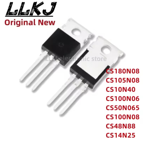 1-5PCS CS180N08 CS105N08 CS10N40 CS100N06 CS50N065 CS100N08 CS48N88 CS14N25 TO220 MOS FET TO-220