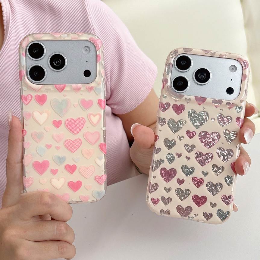 สําหรับ iphone Case 17 Pro Max 16 Pro Max IMD Love เคสโทรศัพท์