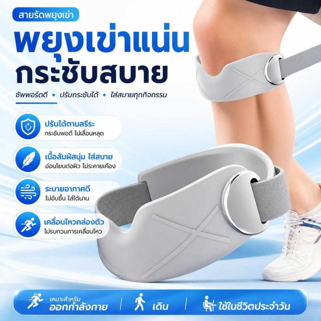 ดี 1PCS ซิลิโคน Patellar เข่า Pad Patellar แหวนเข่า Stabilizer ซิลิโคน Patellar Tendon สนับสนุนสําหรับบาสเกตบอลวิ่งทุกวันใช้ DDC