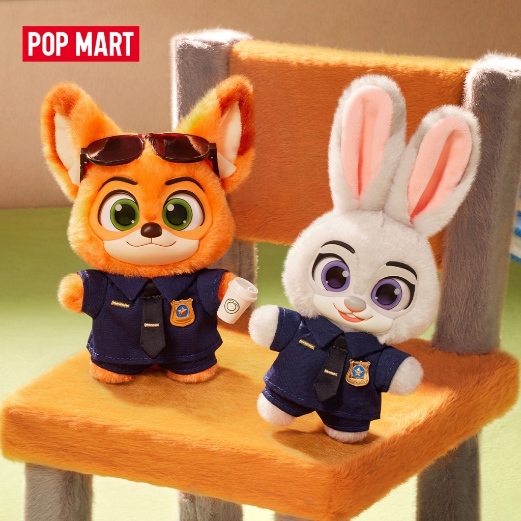 POP MART Zootopia Ace Duo Series Plush Pendant