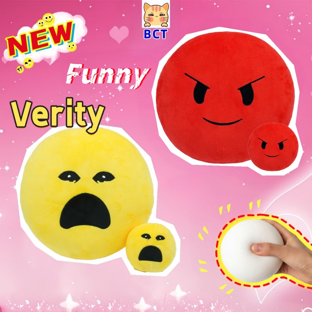 BCT ARG Verity Falsity ThatMob Plushie ตุ๊กตาหมอน Soft Squishy ของเล่นบีบสนุก Verity Falsity ตุ๊กตาตุ๊กตาตุ๊กตาน่ารักของขวัญสําหรับแฟนและแฟน